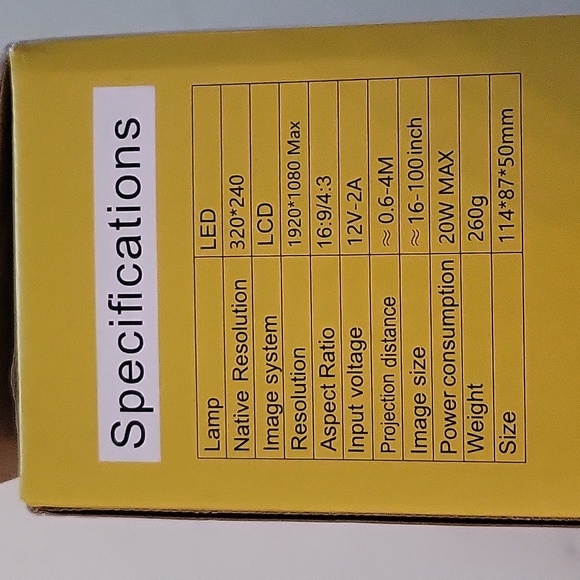 LED Source Mini Projector - Picture 3 of 5